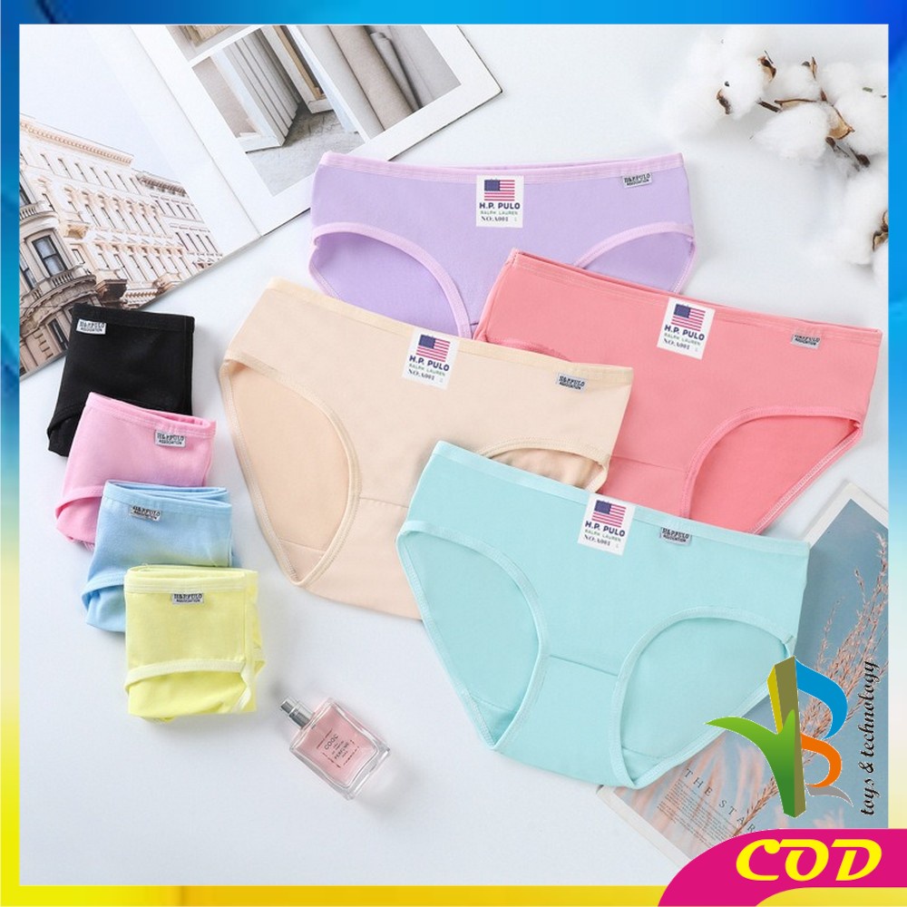 RB-P80 Celana Dalam Wanita Katun Polos Underwear Wanita / CD Wanita / Sempak Wanita / Kolor Cewek