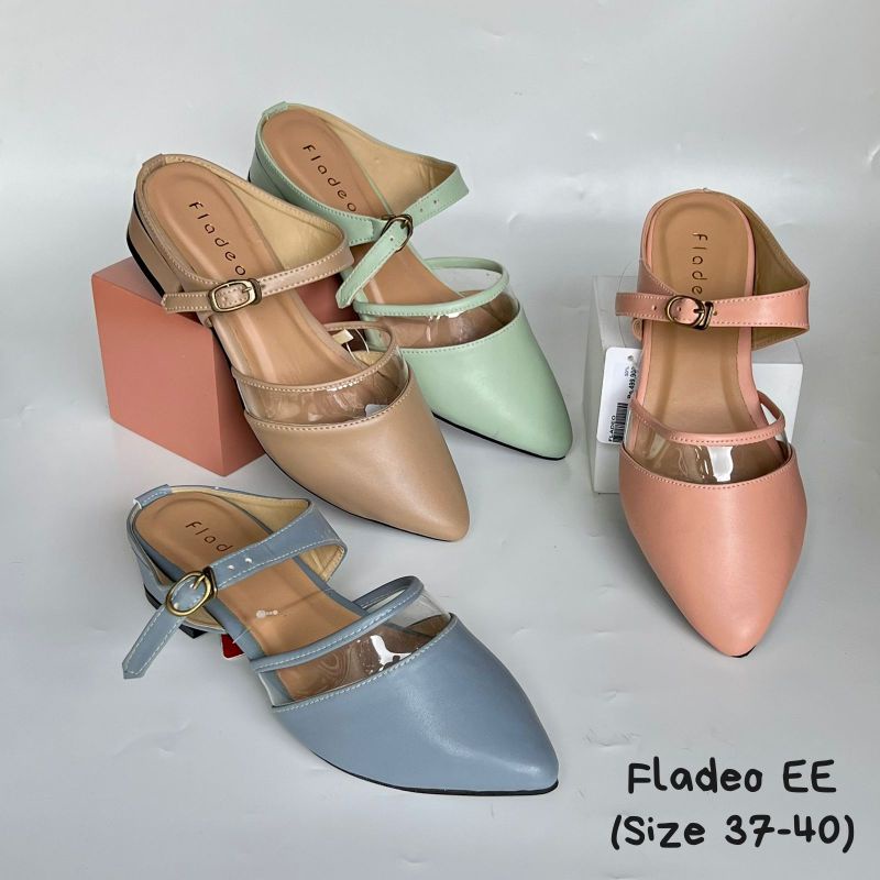 Sandal Wanita Sandal Selop Hak 3cm Dari Fladeo