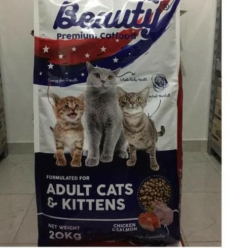 Makanan Kucing Beauty Cat Food Repack 5kg/Beauty Kitten Adult/bolt ori