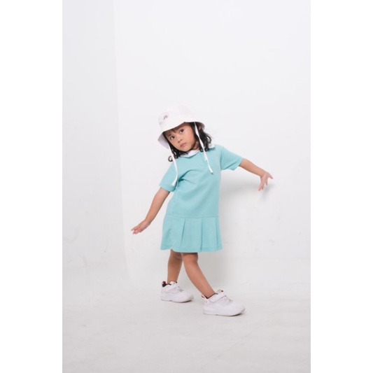 CHARLOTTE DRESS - Promo 10.10 Tenis Dress Golf Anak Wangki kaos simpel Anak Bayi Baby Kids Cewek Perempuan cotton Murah1 2 3 4