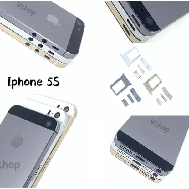 CASING - HOUSING FULLSET IPHONE 5S - Silver