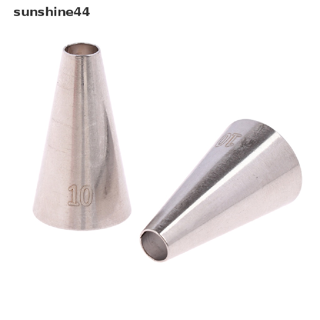 Sunshine Lampu Sorot Led Tenaga Surya #10pcs Spuit Piping Bahan Stainless Steel Untuk Dekorasi Kue