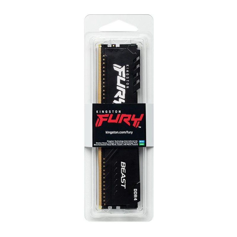 DDR4 8GB 1x8GB 3200MHz Kingston Fury Beast KF432C16BB/8 RESMI