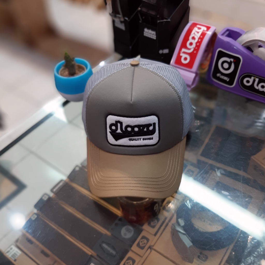 Dloozy Topi Jaring Proshop Original Official Abu Tan Skaters Drip On Trucker Pria