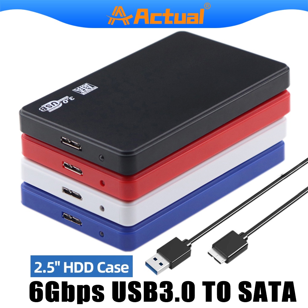 Casing Harddisk External Actual【COD】USB 3.0 HDD/SSD Casing/Enclosure 2.5 Inch Type A to C Full Mesh Hdd Enclosure