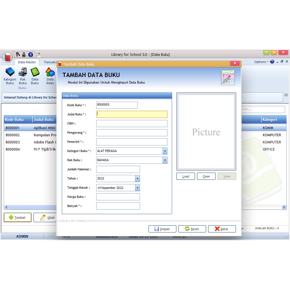 Software Perpustakaan Sekolah
