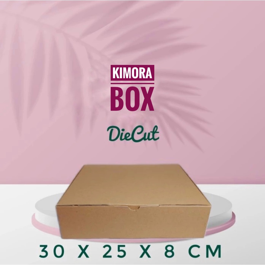 

KARDUS/KARTON/BOX UK. 30x25x8 CM...MODEL KARDUS PIZZA/DIE CUT