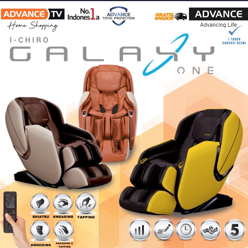 KURSI PIJAT ADVANCE ICHIRO GALAXI ONE / Massage chair advance / Kursi pijat