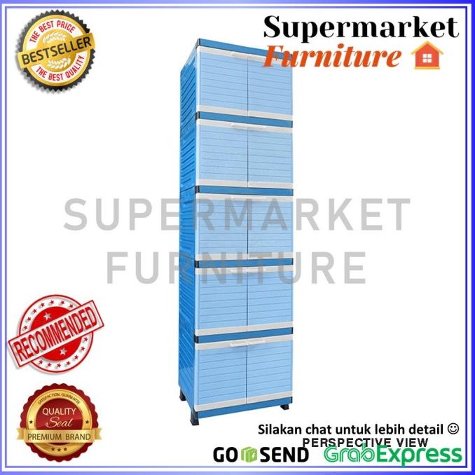 

LEMARI PAKAIAN PLASTIK MINI CLUB 5 SUSUN/MINI CLUB 5SSN/BIRU/HIJAU stock ready