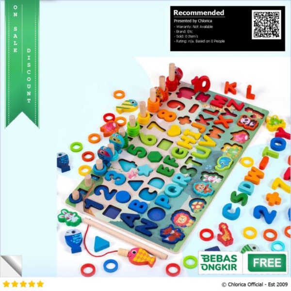 

Promo DOYOQI Mainan Anak Montessori Shape Matching Children Toy - Z0567 - Multi Warna Etc Murah