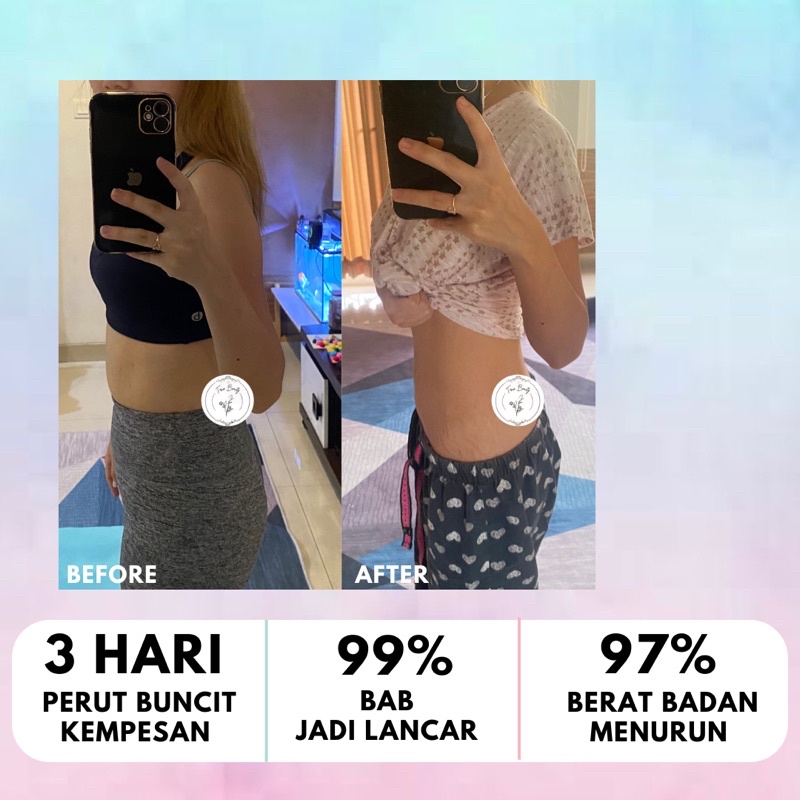 Obat Diet Herbal Ampuh - Pelangsing Badan - Peluntur Lemak Dan Pengecil Perut Buncit  TBS Detox By Truebeautyslim