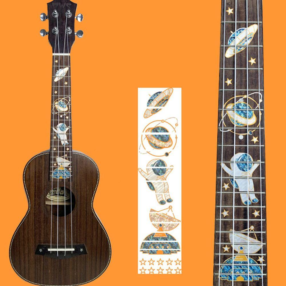 Nanas Fretboard Stiker Baru Indah Bagian Gitar Elektrik Cross Inlay Decals