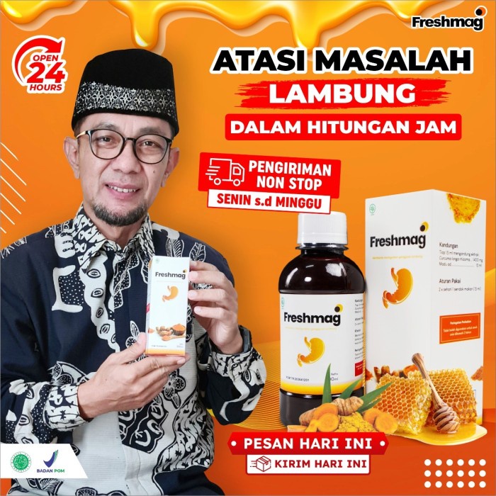 Freshmag Madu Lambung - Obat Herbal Atasi Maag Asam Lambung & Gerd