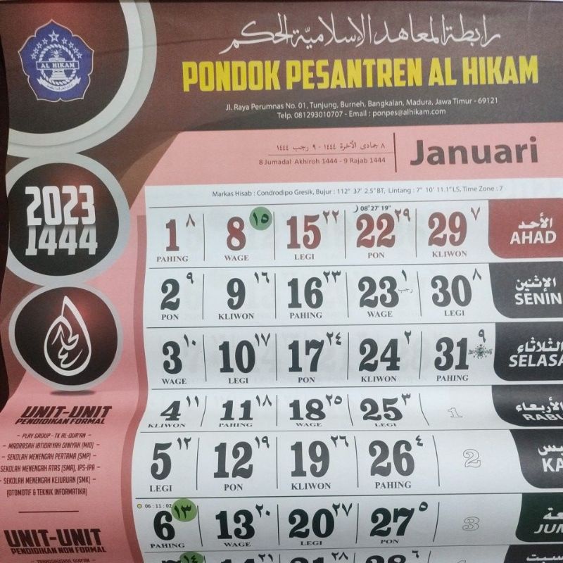 

kalender pondok alhikam 2023