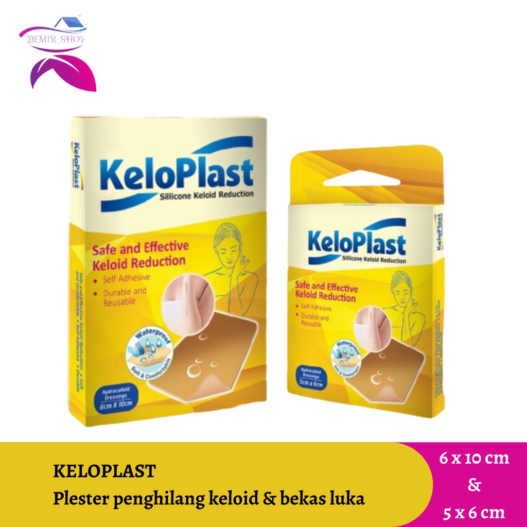 Keloplast Silicone Keloid / Anti Scar / Plester Penghilang Bekas Luka