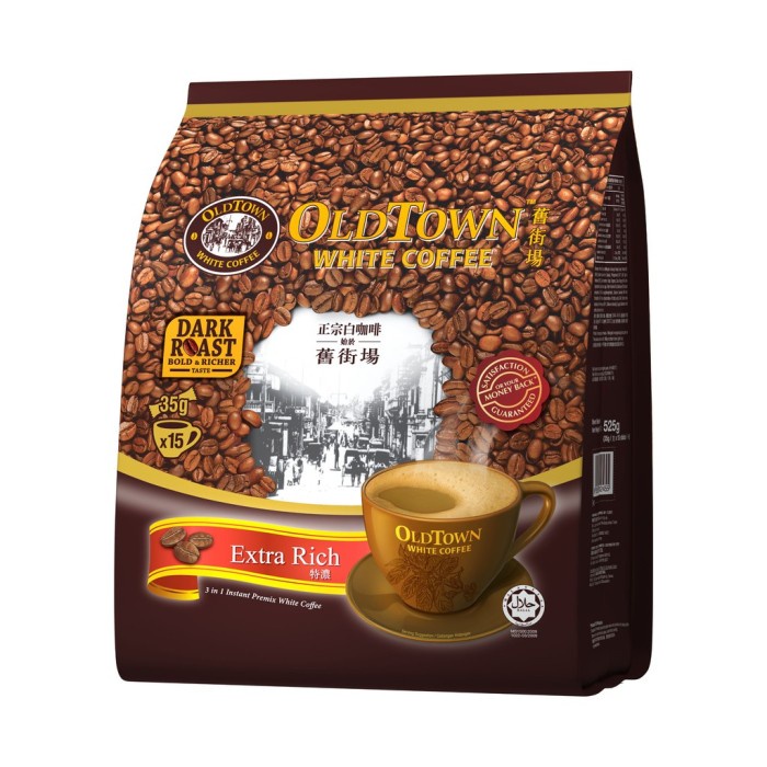 

OLD TOWN WHITE COFFEE EXTRA RICH / OLD TOWN EXTRA KAW / DARK ROAST