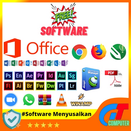 Komputer Full Set Murah Intel Core I5 Ram 8GB SSD 120GB HDD 500GB LED 19&quot; Cocok Buat Office Siap Pakai