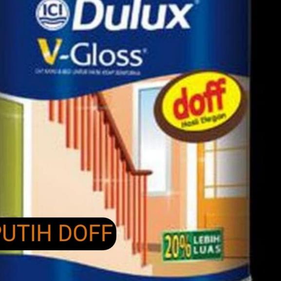 CAT MINYAK DULUX V- GLOSS / CAT MINYAL KAYU & BESI PUTIH DOFF - White Doff