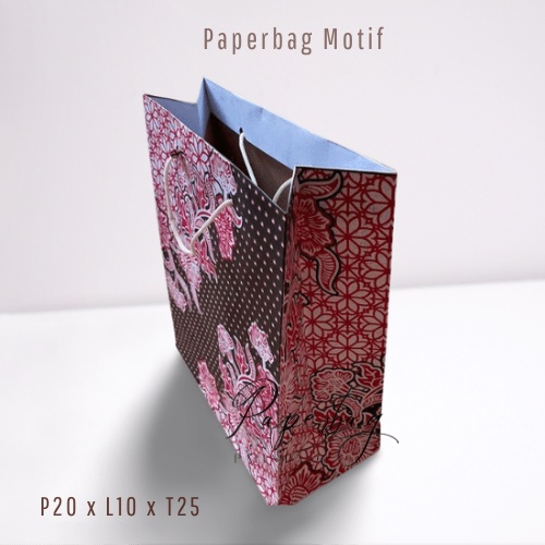 

PAPER BAG MOTIF 20x10x25
