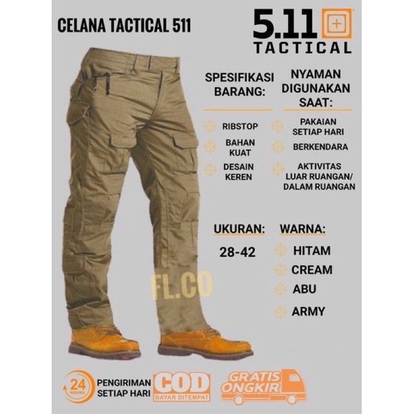 celana tactical 511  / celana tactical panjang outdoor premium
