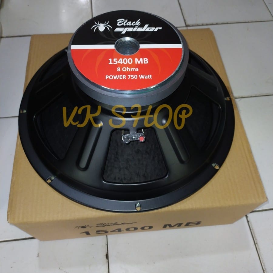 Speaker Komponen Black Spider 15400MB 15Inch 15400-MB Blackspider 15400MB