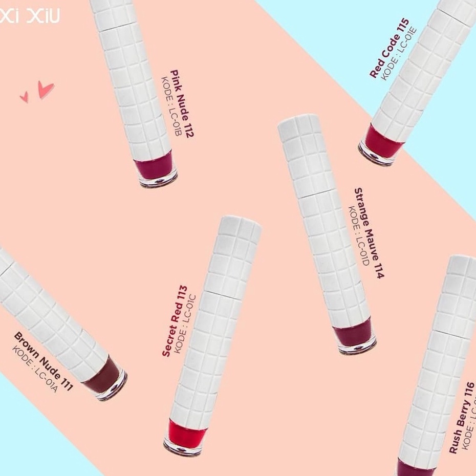 Xi Xiu Lip Cream Matte Halal BPOM // LIP CREAM // LIPSTIK XI XIU