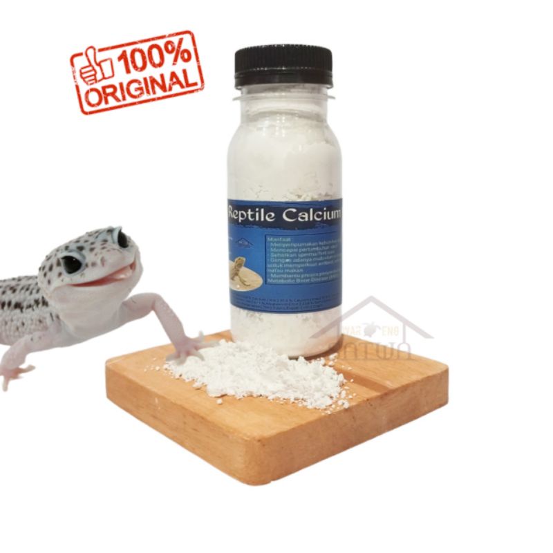 [WS12] Reptile calcium kalsium reptil obat vitamin reptil gecko bearded dragon tokek kadal PALING MURAH