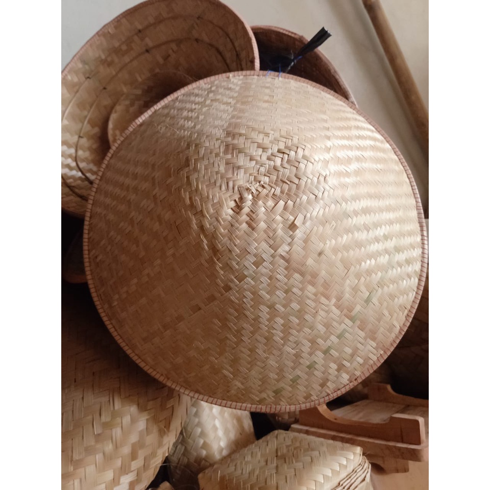 Caping Bambu Caping Datar Topi Petani