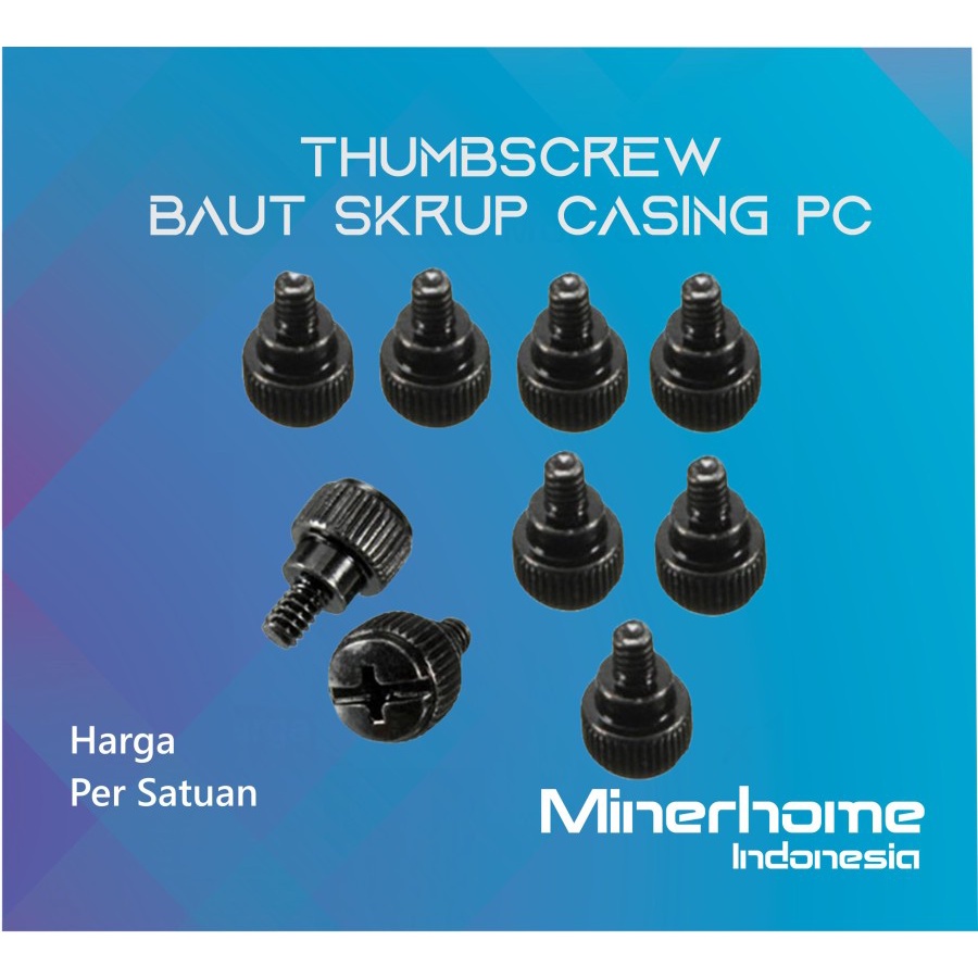 Baut Skrup Thumbscrew Tutup Casing PC