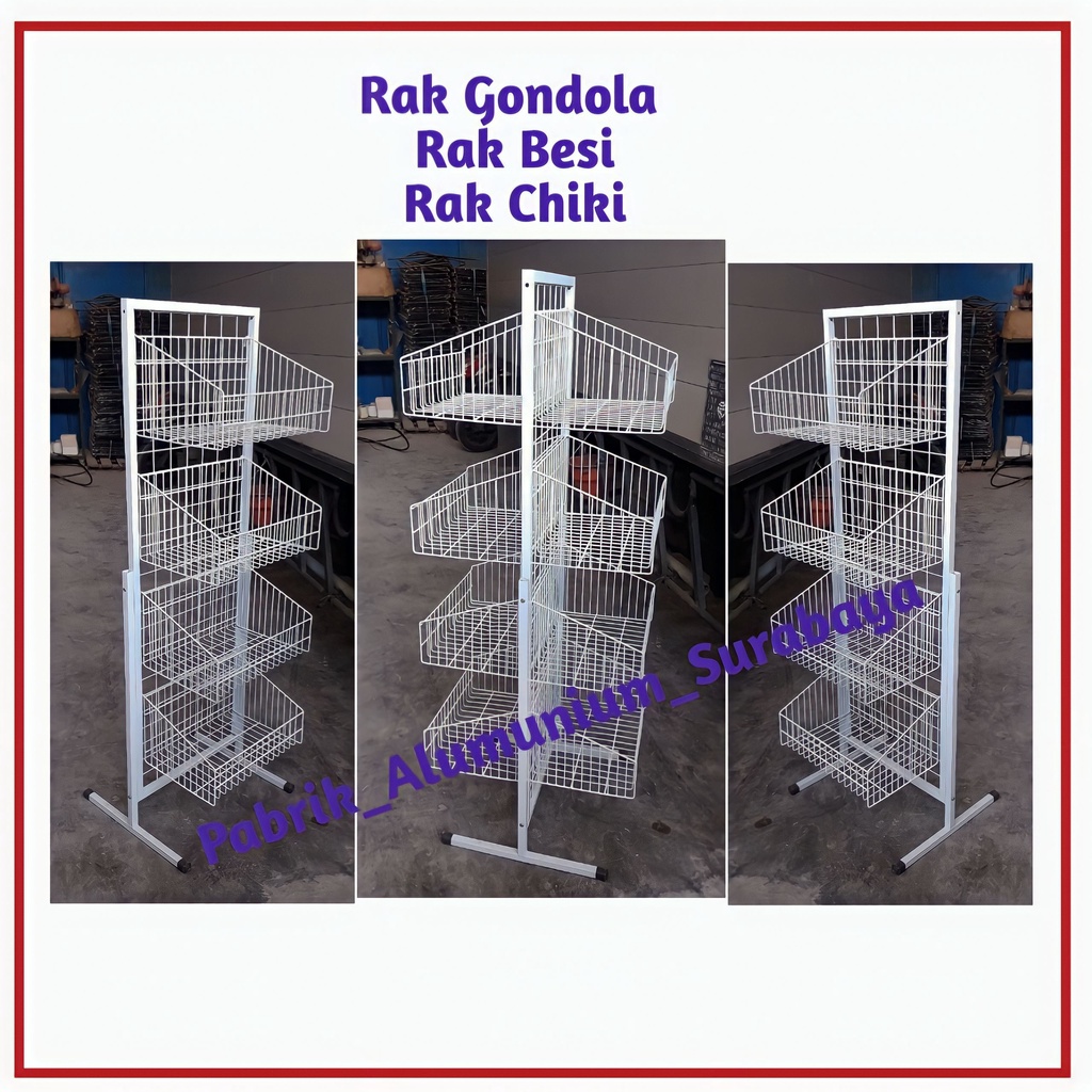 Jual Rak Gondola/Rak Ciki Besi/Rak Gondola Mini/Rak Toko/Rak Minimarket ...