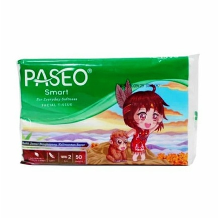 Tisu / Tissu / Tissue PASEO Travel Pack 50 SHEET 2 PLY
