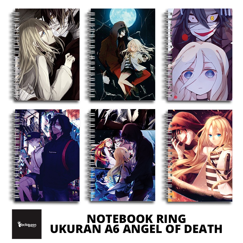 

(BELI 6 DAPAT GRATIS 1) Notebook Buku Diary Buku Catatan Ring Spiral A6 60 Lembar Tema Angel Of Devil Part 1