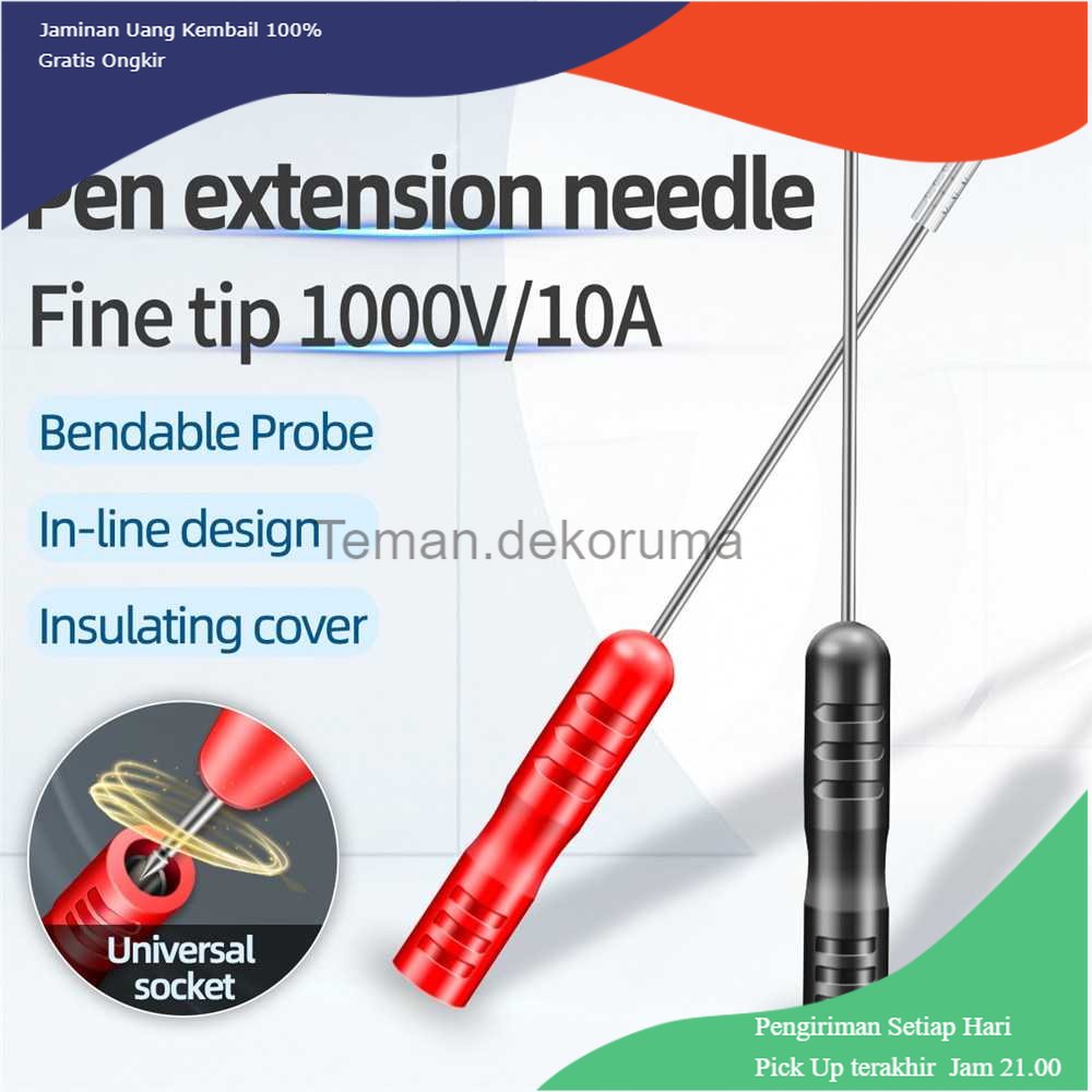 TD - PR2 ANENG Konektor Jarum Multimeter Probe Test Lead Extension 3 mm 2PCS - PT2003