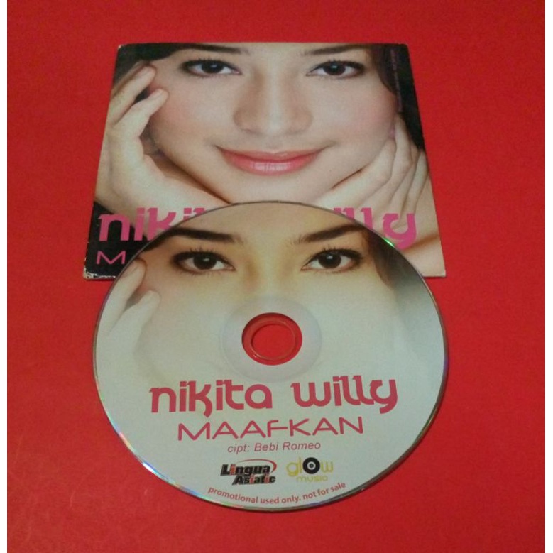 kaset cd musik sengel promo radio Nikita Willy / Maafkan
