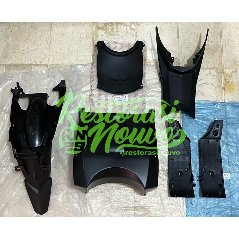 Body kasar nouvo z original yamaha set body hitam nouvo z kulit jeruk nouvo cover body nouvo