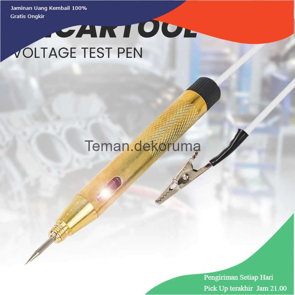 TD - PR2 RHCARTOOL Test Pen Deteksi Arus Listrik Spark DC 6 V - 24 V - ET610