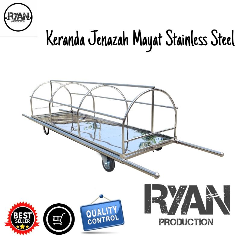 Keranda Mayat / Keranda Jenazah Mayat Stainless Steel Berkualitas