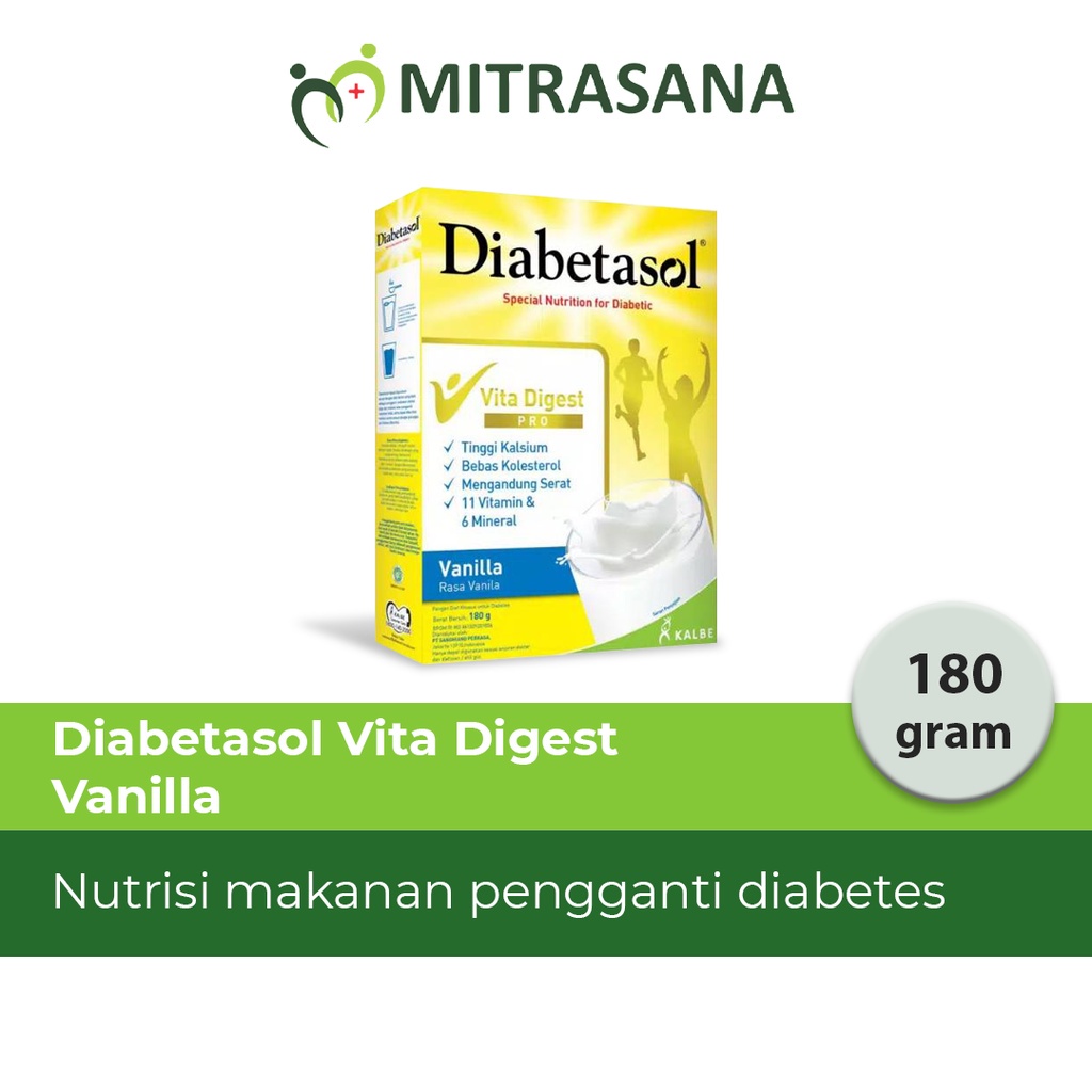 Diabetasol Vita Digest Coklat 180gr