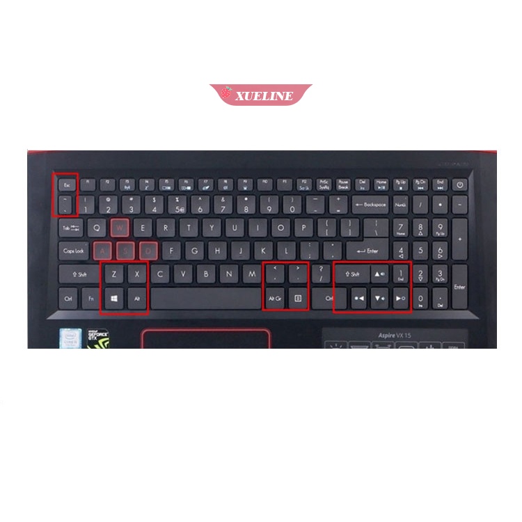 Acer Nitro 5 AN515-52 i5 8300H 15.6 inch Pelindung keyboard laptop Bahan Silikon