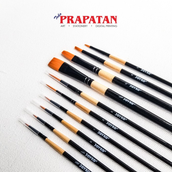 

Kuas Joyko BR-9 / Joyko Round Brush / Kuas Lukis Joyko Set 10 NANDAA