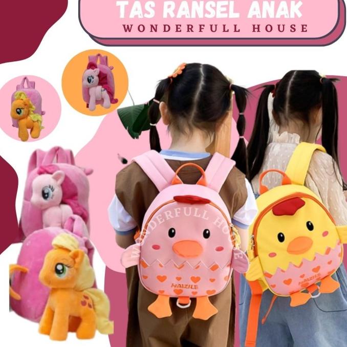 Tas Sekolah Tas Ransel Anak Motif Lucu Unik Tas Sekolah SD Paud TK