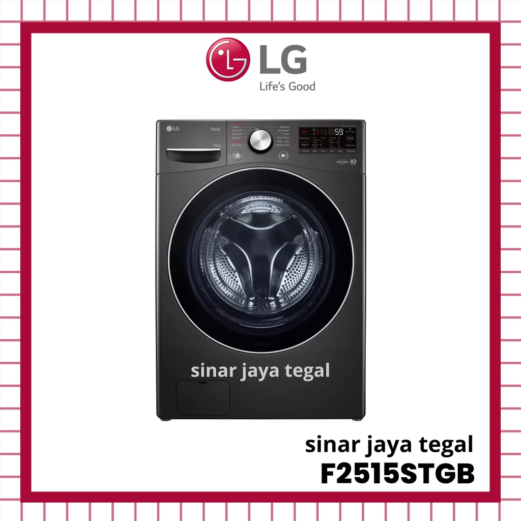 MESIN CUCI LG F2515STGB FRONT LOADING 15 KG