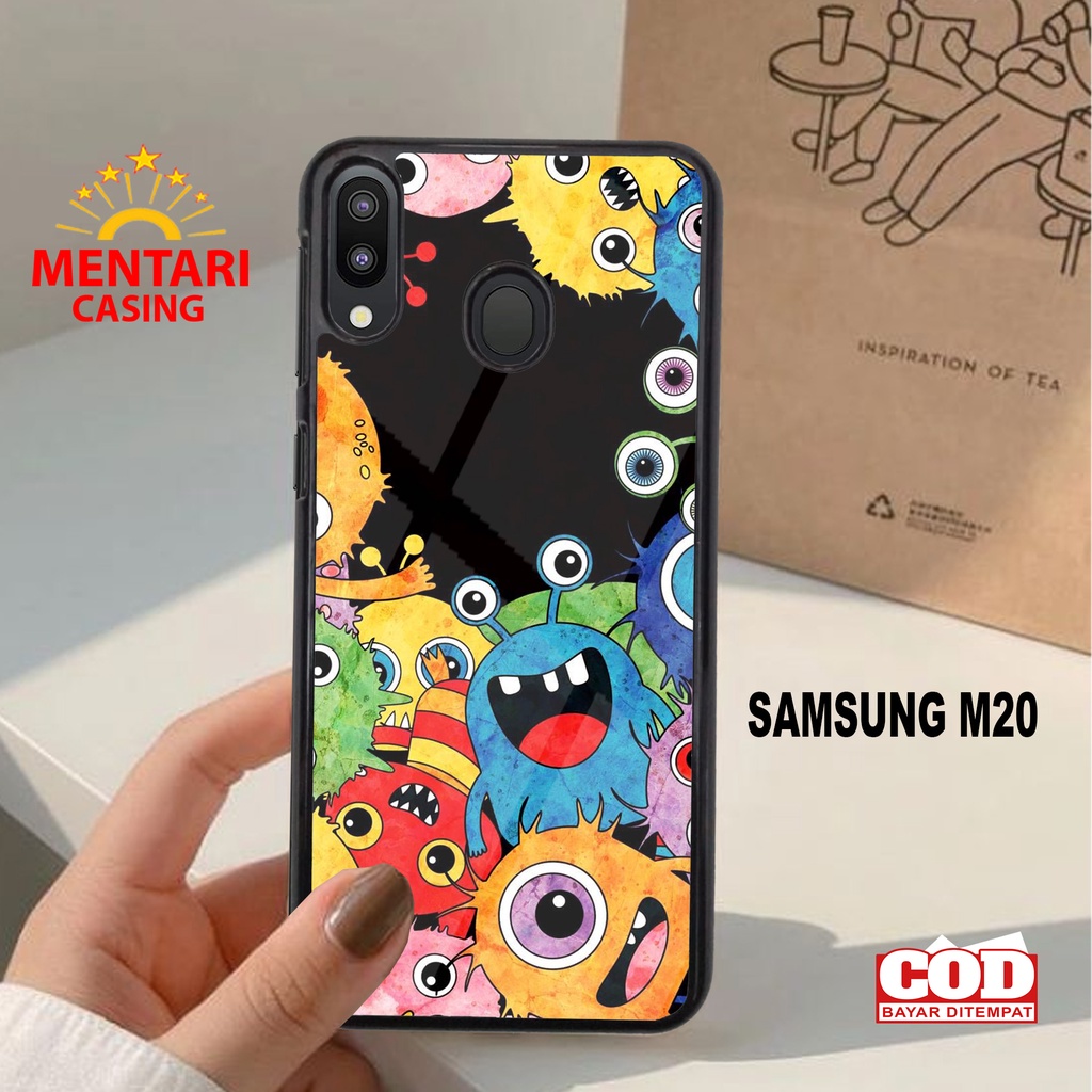 Casing Samsung M20 Case Samsung M20 Doodle Terbaru Terlaris Hardcase Softcase Glosy Mentaricasing
