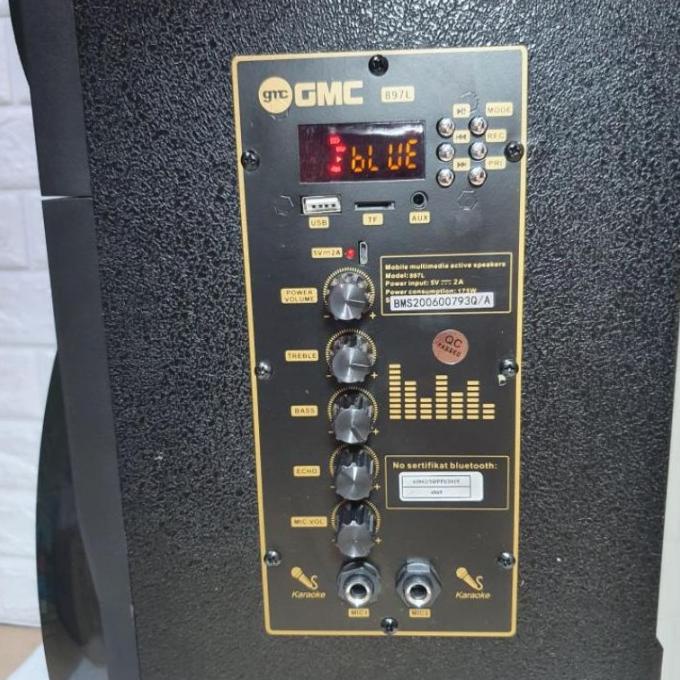 PRODUK TERBARU TERKEREN SPEAKER AKTIF PORTABLE GMC 897L BLUETOOTH DF65496F