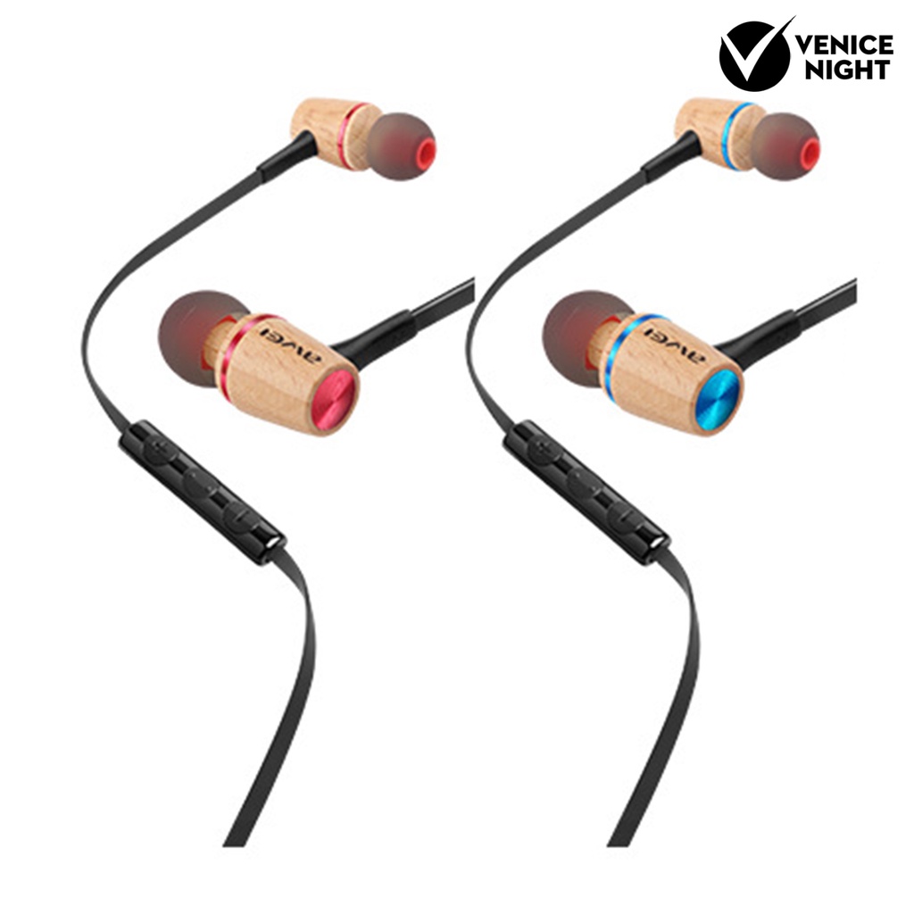 (VNEP) (Berkabel) ES-80TY Earphone In-ear Earphone Antarmuka TPE 3.5mm yang Nyaman untuk Ponsel