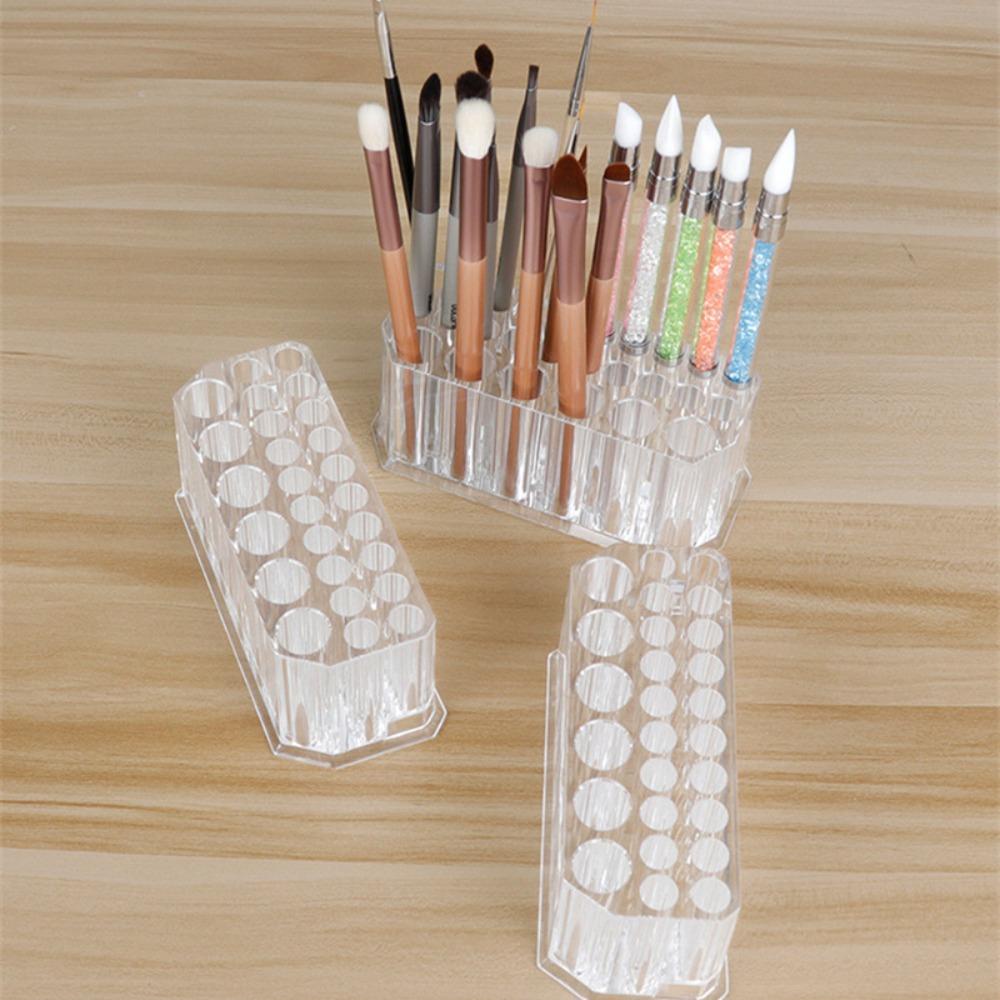 R-flower Nail Brushes Box New Pulpen Alat Wadah Kecantikan Tempat Pena Kuku