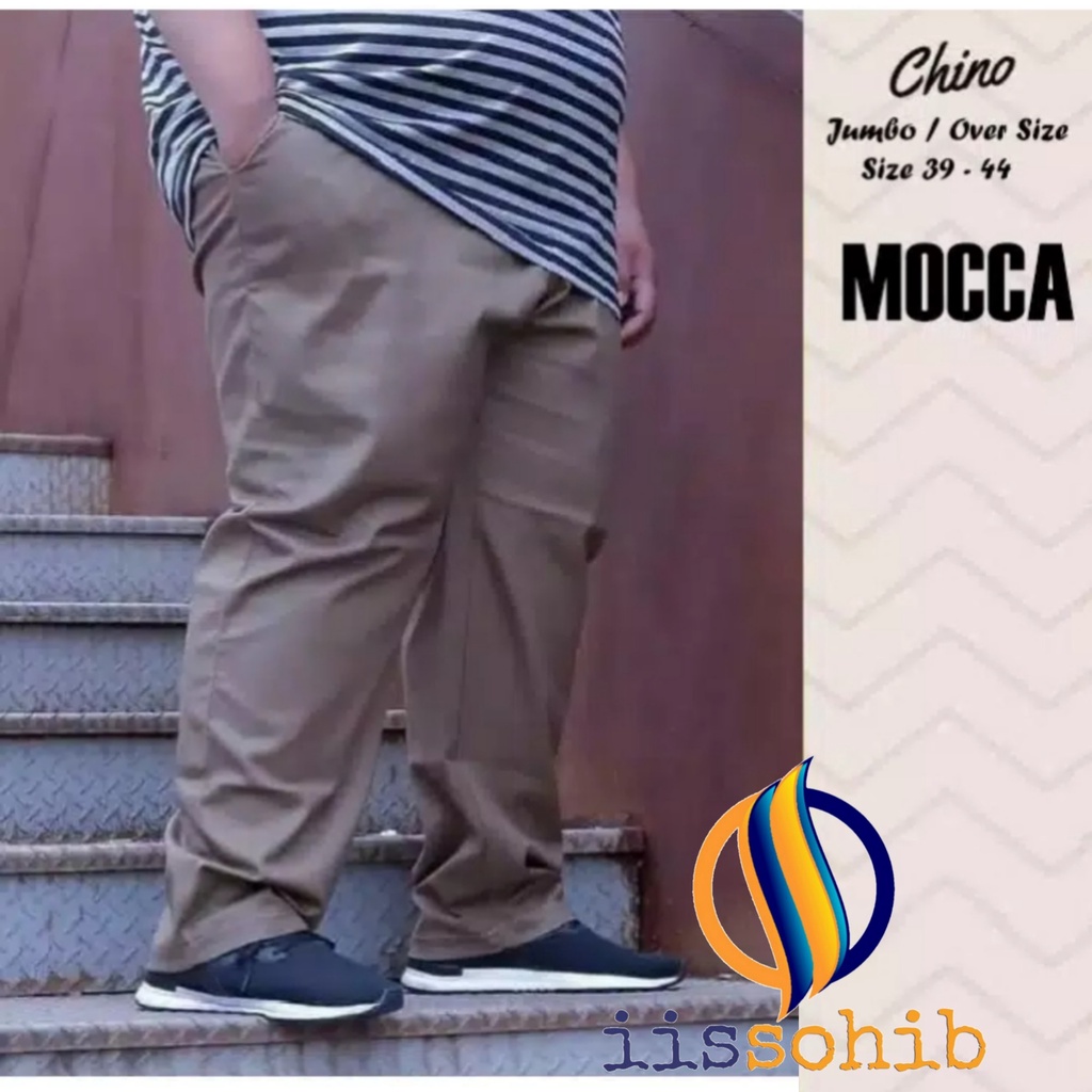 BIG SIZE/JUMBO 39-44 CELANA CHINOS PANJANG STANDAR/REGULER | CELANA JUMBO PRIA BIG SIZE