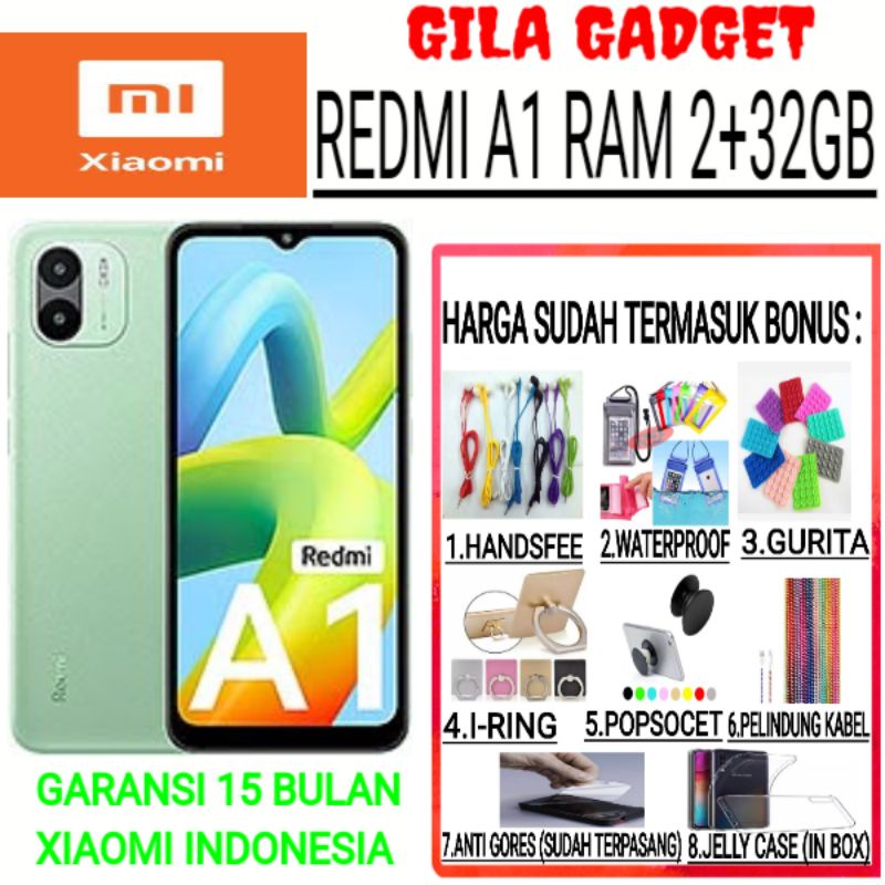 XIAOMI REDMI A1 RAM 2/32GB GARANSI RESMI