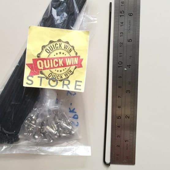 Jari Jari Sepeda 16 Spoke Ruji Jeruji Stainless 161 mm