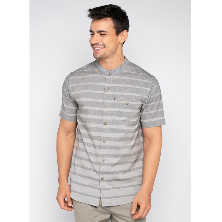 BAJU KOKO LENGAN PENDEK MGEE AZKA C047 - GREY